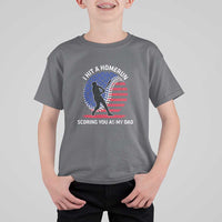 Funny Baseball T Shirt For Kid I Hit A Homerun Scoring You As My Dad - Wonder Print Shop