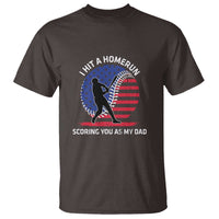 Funny Baseball T Shirt I Hit A Homerun Scoring You As My Dad - Wonder Print Shop