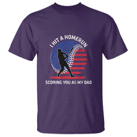 Funny Baseball T Shirt I Hit A Homerun Scoring You As My Dad - Wonder Print Shop