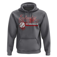 Funny School Is Important But Baseball Is Importanter Hoodie - Wonder Print Shop
