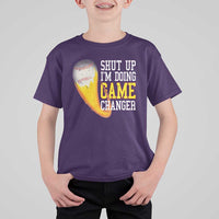 Funny Baseball T Shirt For Kid Shut Up I'm Doing Game Changer - Wonder Print Shop