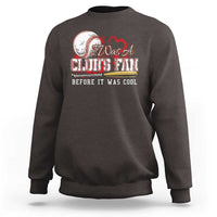 Funny Baseball Supporter Sweatshirt I Was A Cub's Fan Before It Was Cool - Wonder Print Shop