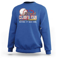 Funny Baseball Supporter Sweatshirt I Was A Cub's Fan Before It Was Cool - Wonder Print Shop