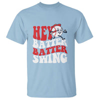 Funny Baseball T Shirt Hey Batter Swing Groovy - Wonder Print Shop