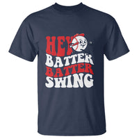 Funny Baseball T Shirt Hey Batter Swing Groovy - Wonder Print Shop