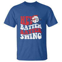 Funny Baseball T Shirt Hey Batter Swing Groovy - Wonder Print Shop