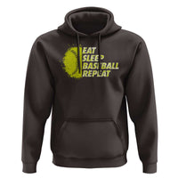 Eat Sleep Baseball Repeat Hoodie - Wonder Print Shop