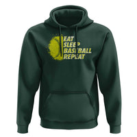 Eat Sleep Baseball Repeat Hoodie - Wonder Print Shop