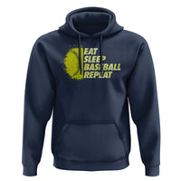 Eat Sleep Baseball Repeat Hoodie - Wonder Print Shop