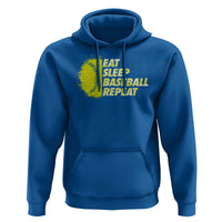 Eat Sleep Baseball Repeat Hoodie - Wonder Print Shop
