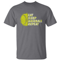 Eat Sleep Baseball Repeat T Shirt - Wonder Print Shop