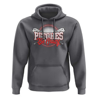 Funny Baseball Hoodie Pitches Be Crazy - Wonder Print Shop