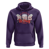 Funny Baseball Hoodie Pitches Be Crazy - Wonder Print Shop