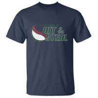 Baseball Coach T Shirt I Teach Kids To Hit And Steal - Wonder Print Shop