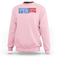 Tampon Tim Sweatshirt Stops The Red Wave Harris Walz 2024 - Wonder Print Shop