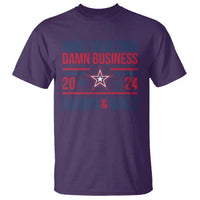 Mind Your Own Damn Business Harris Walz 2024 T Shirt - Wonder Print Shop