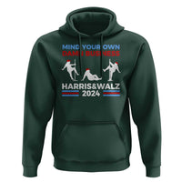 Funny Mind Ya Business Harris Walz 2024 Hoodie - Wonder Print Shop
