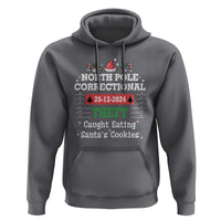Funny Christmas Family Matching Hoodie North Pole Correctional Theft