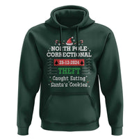Funny Christmas Family Matching Hoodie North Pole Correctional Theft