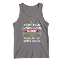 Funny Christmas Family Matching Tank Top North Pole Correctional Theft