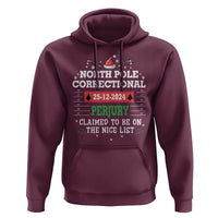 Funny Christmas Family Matching Hoodie North Pole Correctional Perjury