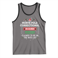 Funny Christmas Family Matching Tank Top North Pole Correctional Perjury