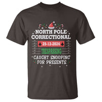 Funny Christmas Family Matching T Shirt North Pole Correctional Trespassing - Wonder Print Shop