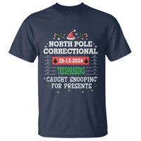 Funny Christmas Family Matching T Shirt North Pole Correctional Trespassing - Wonder Print Shop