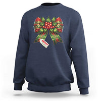 Funny Christmas Bow Present Costume Sweatshirt - Wonder Print Shop