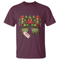 Funny Christmas Bow Present Costume T Shirt - Wonder Print Shop