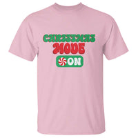 Funny Christmas Mode On T Shirt - Wonder Print Shop