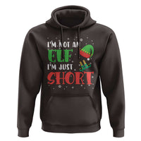 Funny Christmas Hoodie Im Not An Elf Just Short