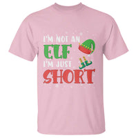 Funny Christmas T Shirt Im Not An Elf Just Short - Wonder Print Shop