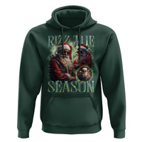 Funny Christmas Santa Hoodie Rizz The Season Cool Santa