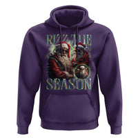 Funny Christmas Santa Hoodie Rizz The Season Cool Santa