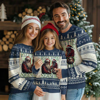 Funny Xmas Santa Ugly Christmas Sweater Rizz The Season Cool Santa - Wonder Print Shop
