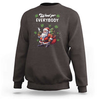 Funny Christmas Sweatshirt Weed For Everybody Cannabis 420 - Wonder Print Shop
