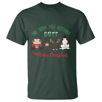 Funny Christmas T Shirt Wishing You Nothing Butt A Merry Christmas - Wonder Print Shop