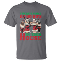 Funny Christmas T Shirt There Is Some Ho Ho Hos In This House Horror Character Dancing - Wonder Print Shop