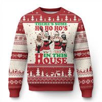 Funny Xmas Ugly Christmas Sweater There Is Some Ho Ho Hos In This House Horror Character Dancing - Wonder Print Shop