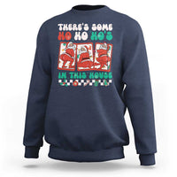Funny Christmas Sweatshirt There Is Some Ho Ho Hos In This House Horror Character - Wonder Print Shop