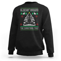 Christmas Gun Lover Sweatshirt Glocking Around The Christmas Tree - Wonder Print Shop