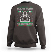 Christmas Gun Lover Sweatshirt Glocking Around The Christmas Tree - Wonder Print Shop