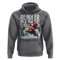 Christmas Hunting Hoodie Reindeer Game Santa Hunter Deer Season