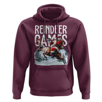 Christmas Hunting Hoodie Reindeer Game Santa Hunter Deer Season