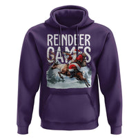 Christmas Hunting Hoodie Reindeer Game Santa Hunter Deer Season