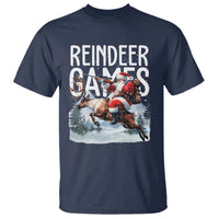 Christmas Hunting T Shirt Reindeer Game Santa Hunter Deer Season - Wonder Print Shop