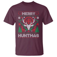 Christmas Hunting T Shirt Merry Huntmas Deer Season Hunter - Wonder Print Shop