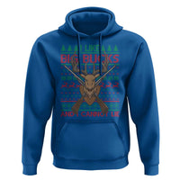 Christmas Hunting Hoodie I Like Big Bucks And I Cannot Lie Deer Hunter