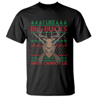 Christmas Hunting T Shirt I Like Big Bucks And I Cannot Lie Deer Hunter - Wonder Print Shop